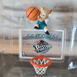 Vintage Hallmark 1998 NBA Collection Pistons Basketball Keepsake Ornament
